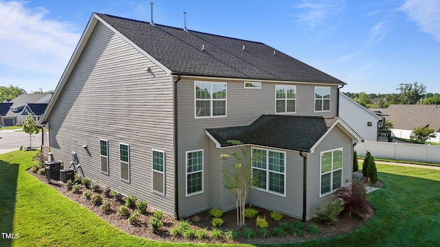 2096 Dowell Ct, Burlington, NC 27215 - rear view of property with a shingled roof