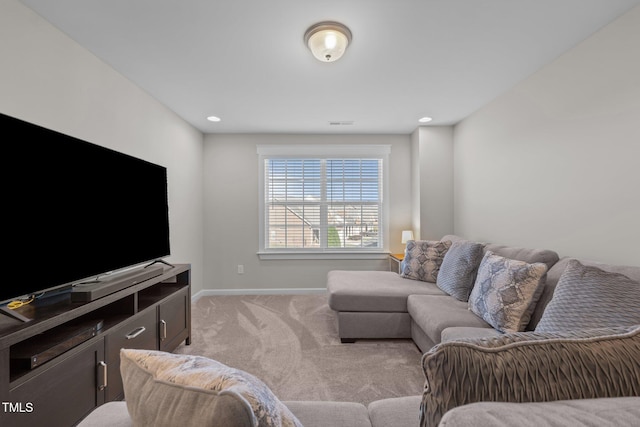 2096 Dowell Ct, Burlington, NC 27215 - living room with baseboards and carpet floors