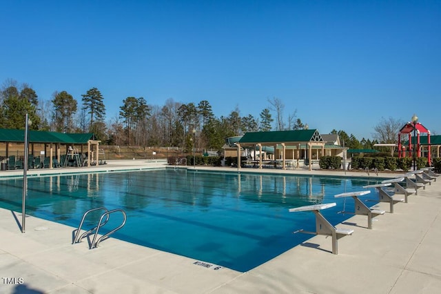 view of community pool