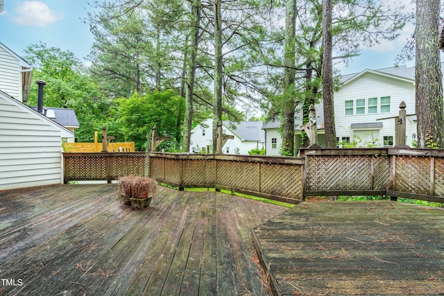view of deck