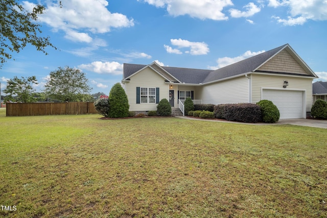 100 Jonathans Pl, Goldsboro, NC 27534 - view of front facade featuring an attached garage and driveway