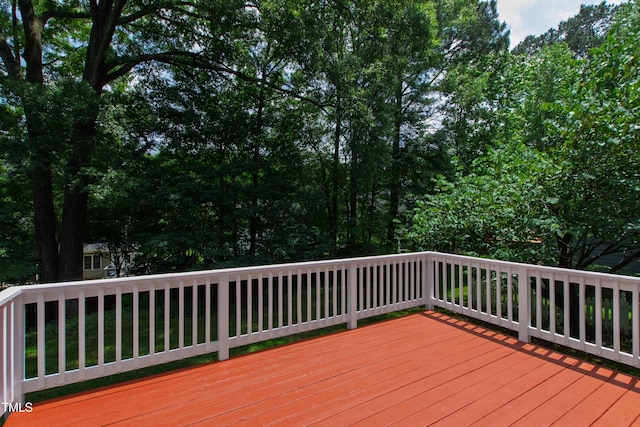 view of deck