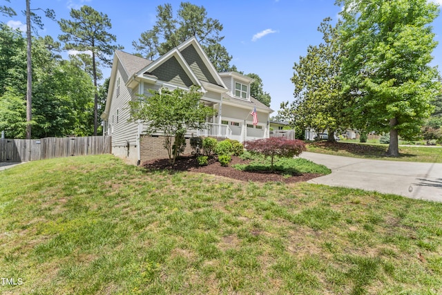 3914 Old Chapel Hill Rd, Durham, NC 27707 - view of front of house with concrete driveway