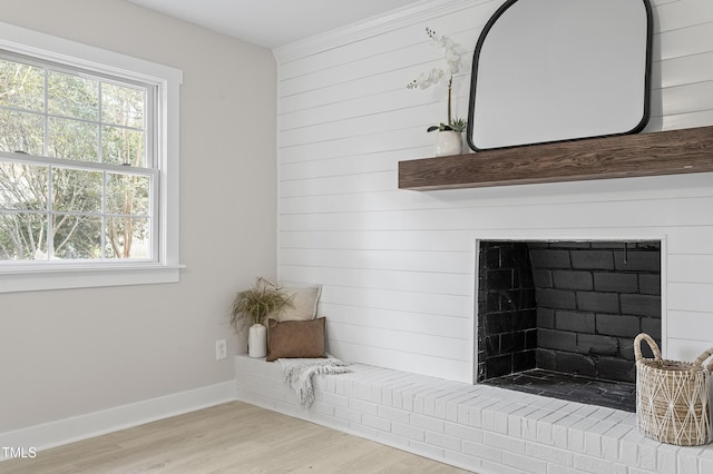 4307 Pope Rd, Durham, NC 27707 - detailed view of wood finished floors and baseboards