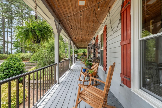 53 Lake Wendell Rd, Wendell, NC 27591 - view of wooden porch