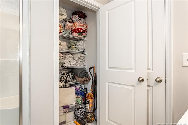 view of closet