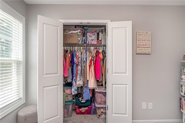 view of closet