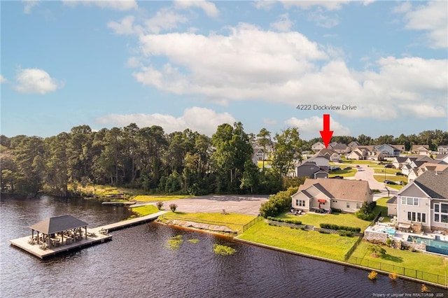 4222 Dock View Rd, Fayetteville, NC 28306 - water view with a dock