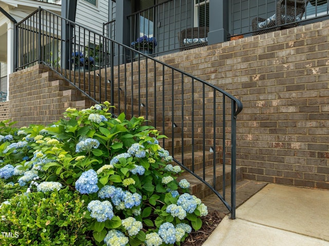view of staircase