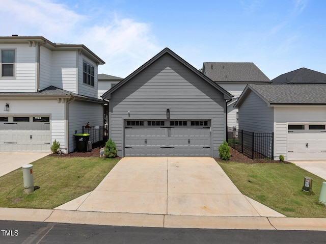 traditional-style home with a garage