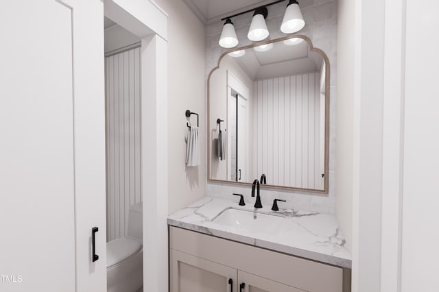 300 Westerman Pl, Smithfield, NC 27577 - bathroom featuring toilet and vanity