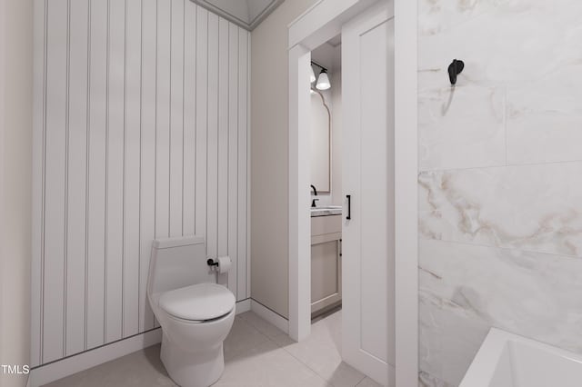 300 Westerman Pl, Smithfield, NC 27577 - full bath featuring toilet, tile patterned floors, and a sink