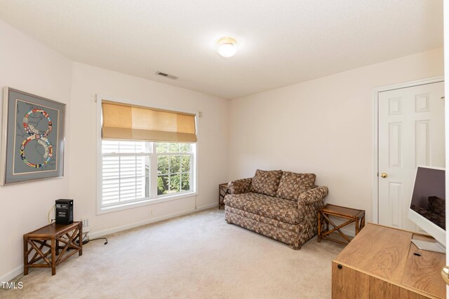 5501 Southern Cross Ave, Raleigh, NC 27606 - sitting room featuring carpet floors and baseboards