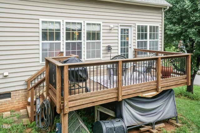 5501 Southern Cross Ave, Raleigh, NC 27606 - view of deck