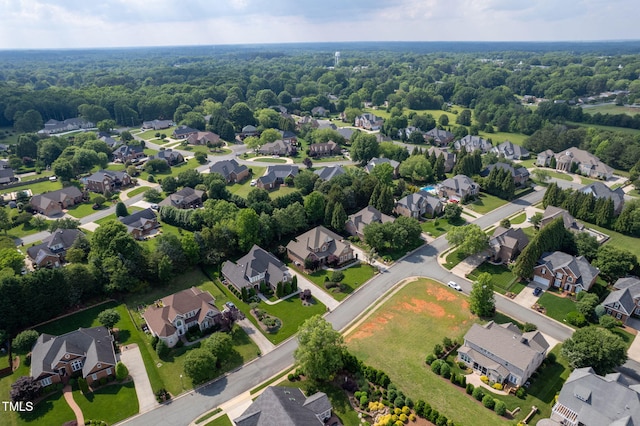 1010 Mill Pointe Way, Elon, NC 27244 - aerial view of property and surrounding area with nearby suburban area