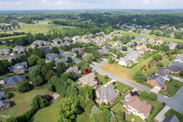 1010 Mill Pointe Way, Elon, NC 27244 - aerial view of property's location featuring nearby suburban area and a large body of water
