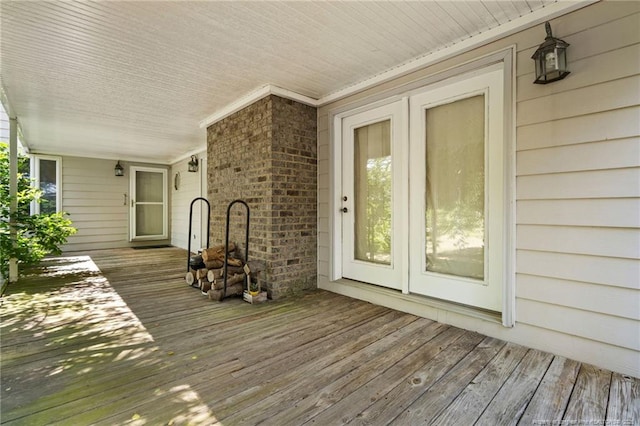 3229 Mcqueen Rd, Red Springs, NC 28377 - view of wooden terrace