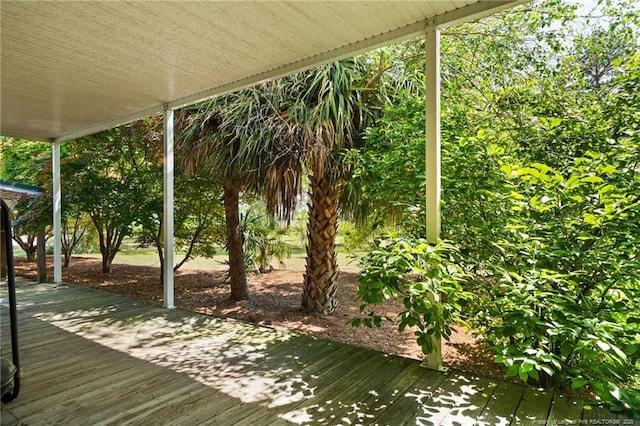 3229 Mcqueen Rd, Red Springs, NC 28377 - view of deck