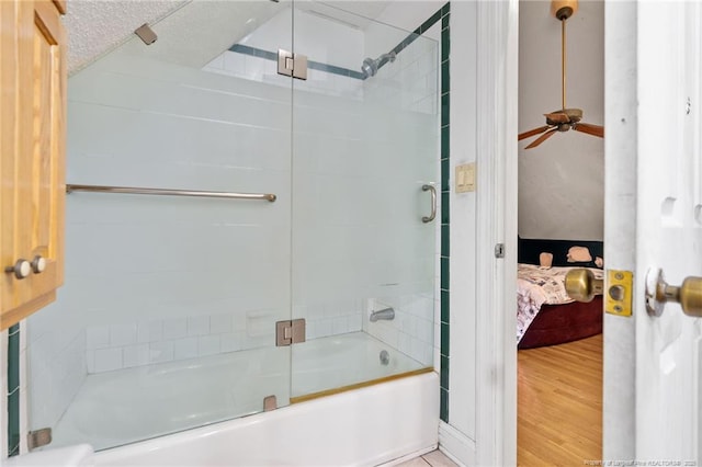 3229 Mcqueen Rd, Red Springs, NC 28377 - ensuite bathroom with shower / bath combination with glass door