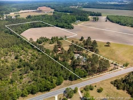 3229 Mcqueen Rd, Red Springs, NC 28377 - view of rural area featuring property boundaries highlighted