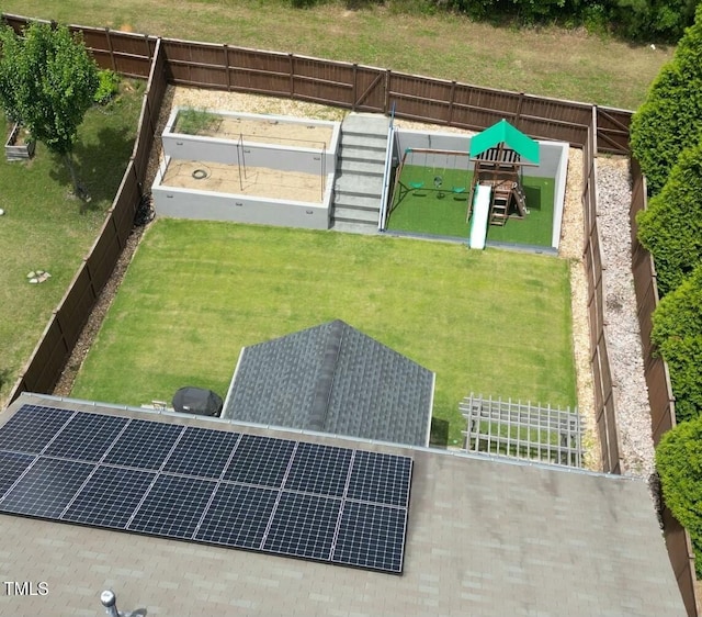 drone / aerial view