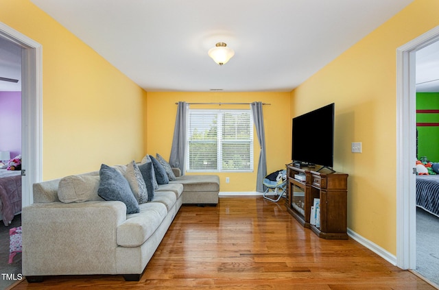 412 Collington Dr, Mebane, NC 27302 - living room with light wood-style floors and baseboards