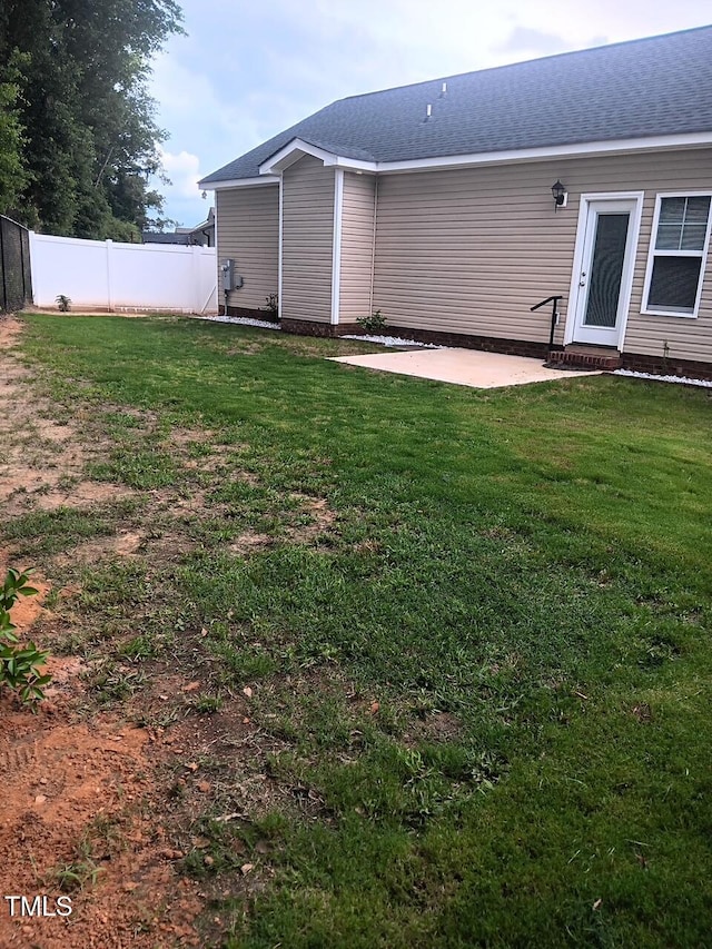 31 Kevior Ave, Four Oaks, NC 27524 - view of yard with a patio area
