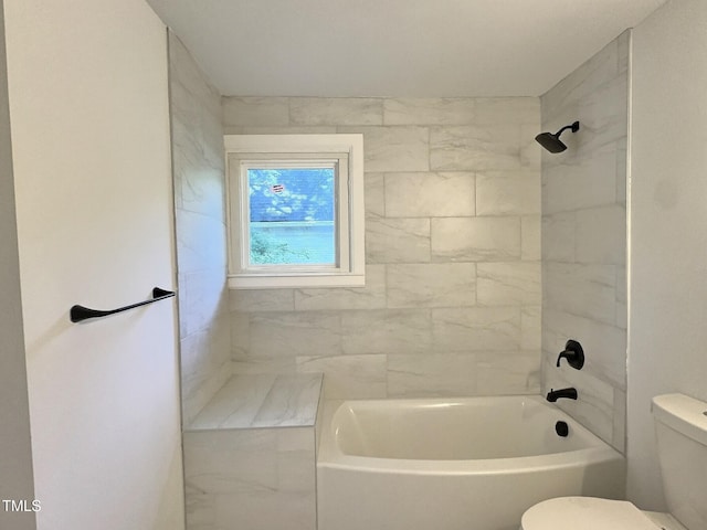 114 N Guthrie Ave, Durham, NC 27703 - full bathroom featuring toilet and washtub / shower combination
