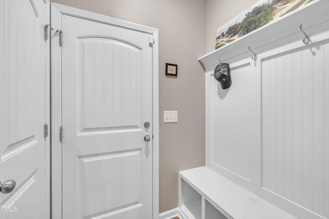 view of mudroom