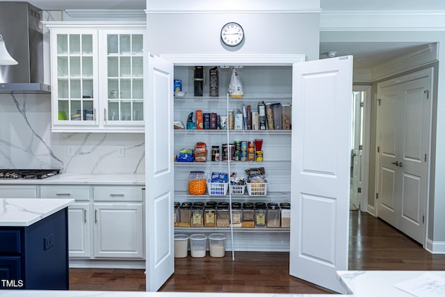 view of pantry
