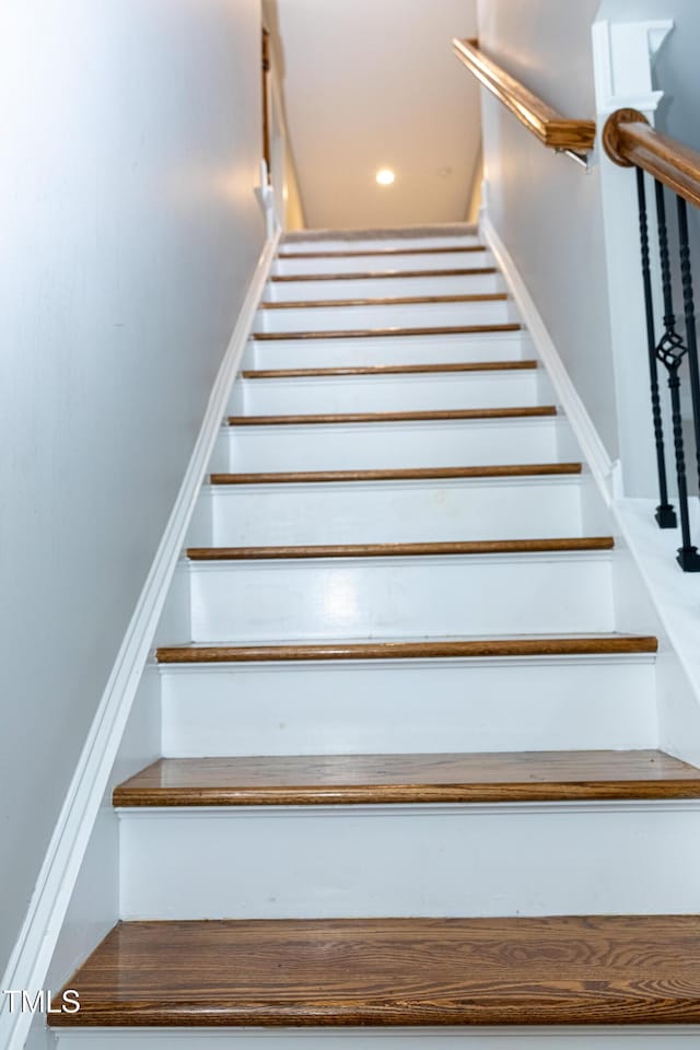 view of staircase