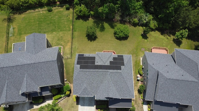 aerial perspective of suburban area