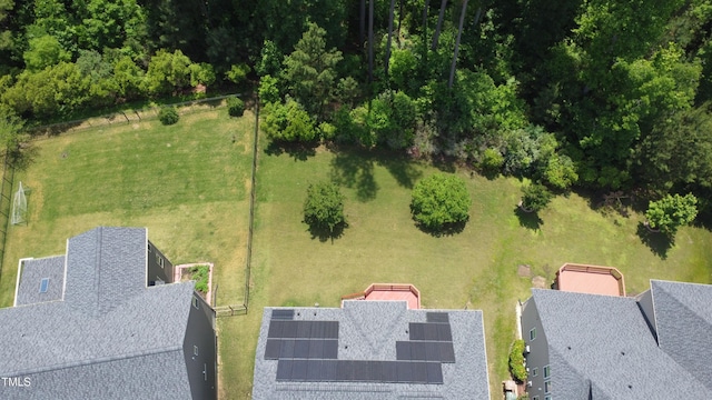 view from above of property