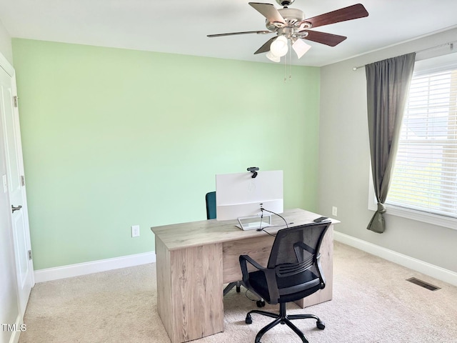 5016 Trembath Ln, Cary, NC 27519 - office space with light colored carpet, baseboards, and plenty of natural light