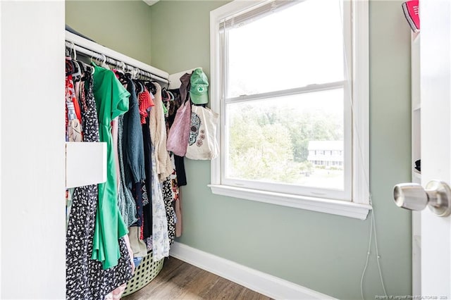 750 Magellan Ct, Fayetteville, NC 28311 - spacious closet featuring wood finished floors