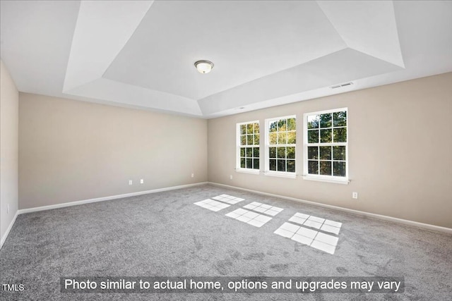 1406 Reading Ct Unit 93Kl, Burlington, NC 27217 - spare room with a raised ceiling, carpet, and baseboards