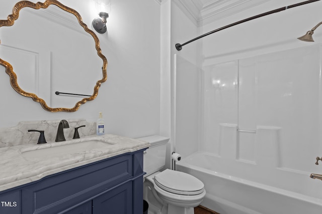 3323 Cheswick Dr, Raleigh, NC 27609 - bathroom featuring toilet, vanity, and  shower combination