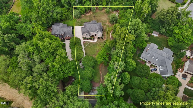 3323 Cheswick Dr, Raleigh, NC 27609 - aerial perspective of suburban area