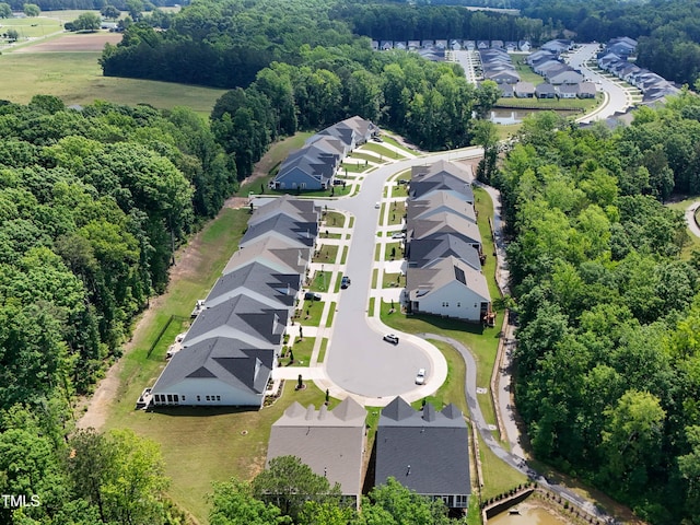131 English Violet Ln, Raleigh, NC 27610 - aerial perspective of suburban area