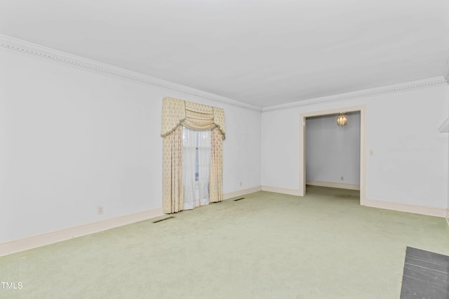 411 W Killiegrey St, Lillington, NC 27546 - carpeted empty room featuring crown molding and baseboards