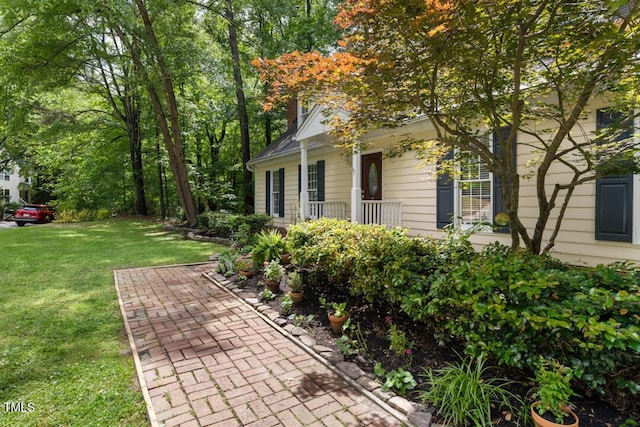 4 Barkridge Ct, Durham, NC 27713 - view of front facade featuring a front yard