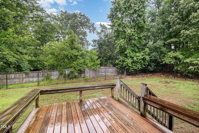 view of deck