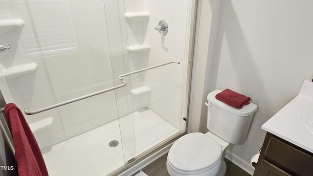 904 Romeria Dr, Durham, NC 27713 - full bath with vanity and a stall shower