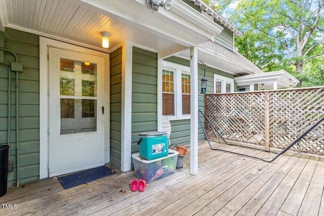 1314 Glendale Ave, Durham, NC 27701 - view of wooden deck