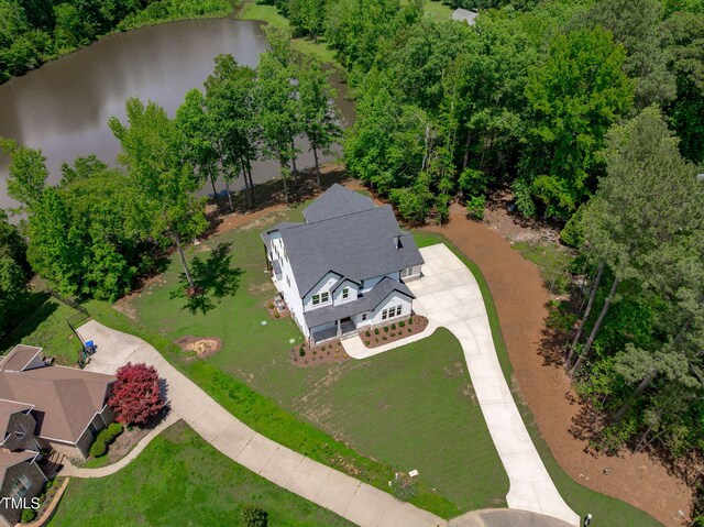 248 Ashford Dr, Pittsboro, NC 27312 - view of subject property with a nearby body of water
