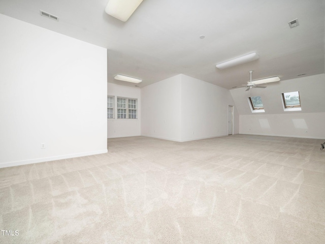 11221 Paddy Hollow Ln, Raleigh, NC 27614 - empty room with ceiling fan, light carpet, and baseboards
