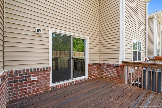 view of deck