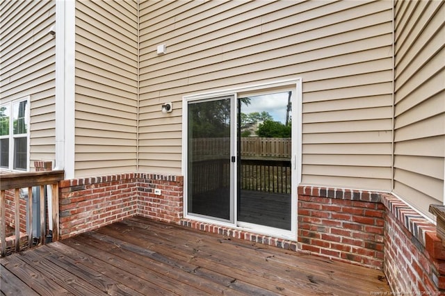 view of deck