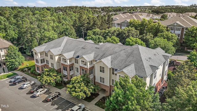 735 Portstewart Dr, Cary, NC 27519 - bird's eye view of a forest