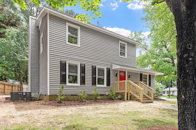 3700 Summer Pl, Raleigh, NC 27604 - view of front of house with crawl space
